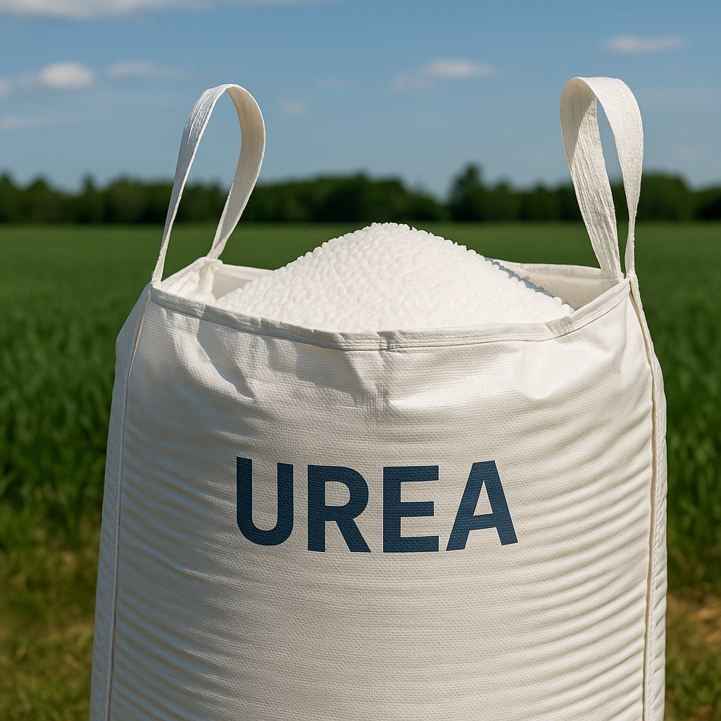 Granules of urea fertilizer